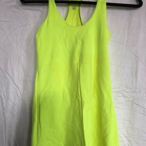 Lululemon neon racerback tank. Size 6